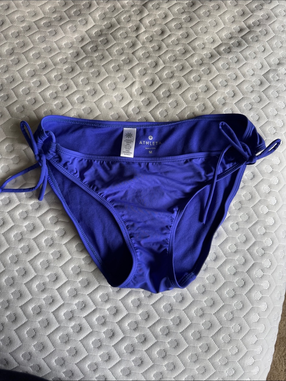 Athleta Blue Side-Tie Bikini Bottom